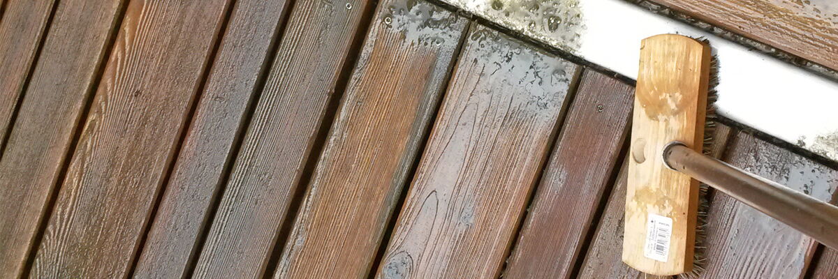 vergrautes Holz