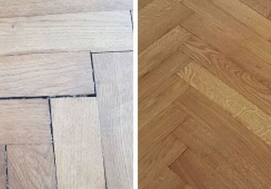 Parkett schleifen und renovieren - Holz entgrauen