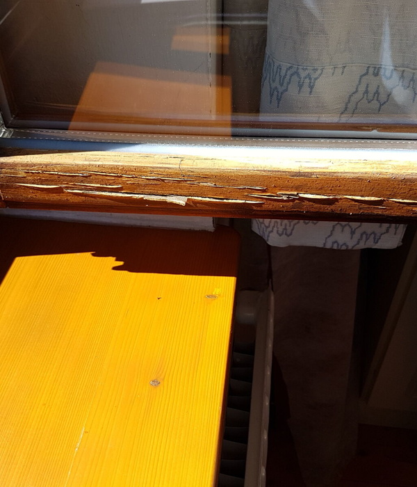Fenstersanierung - Fenster vor Bearbeitung