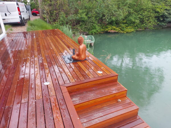 Poolumrandungen aus Holz - Terrasse - IPE - Terrassenholz