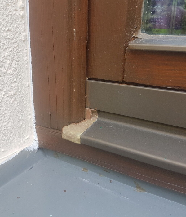 Fenster sanieren - Fluegelabdeckung
