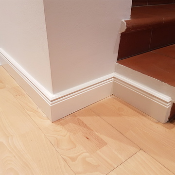 Neue Sesselleisten verlegen