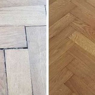 Parkett schleifen und renovieren - Holz entgrauen