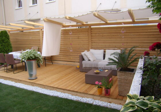 Holzterrasse