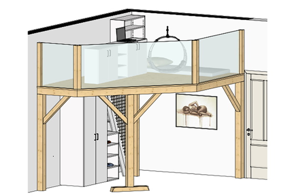 Hochpodest für Altbauwohnung