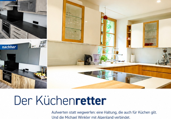 Kundenmagazin Alpenland - Der Küchenretter