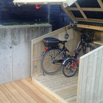 Zweirad Garage, Fahrradabstellplatz