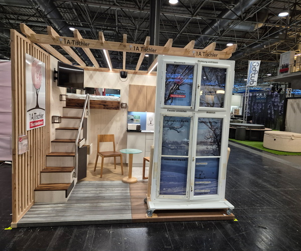Der neue 1A Tischler Messestand